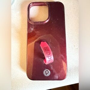 Loopy Case Burgundy Phone Case Apple iPhone 14 Pro Max